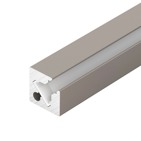 Профиль c экраном SL-KANT-H10-SQUARE-2000 CHAMPAGNE GOLD (Arlight, Алюминий+пластик)