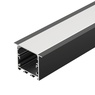 Профиль LINIA49-F-M-2000 BLACK (Arlight, Алюминий)