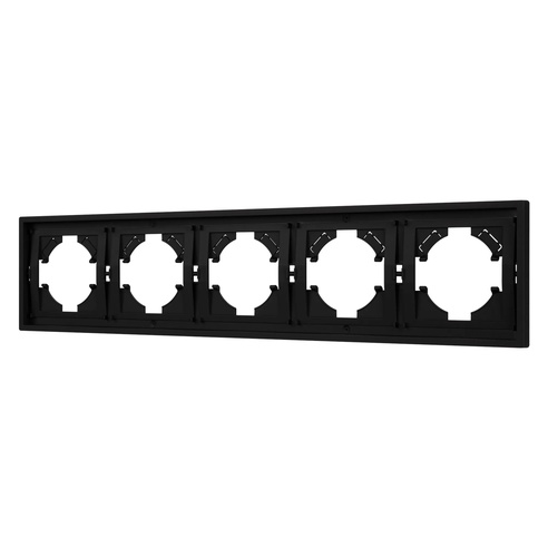 Рамка пластиковая FRM-TENDO-SFPL-5-BK (Arlight, -)