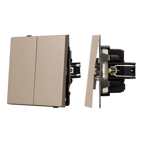 Механизм выключателя управления шторами SWT-TENDO-MKR2-PL-GD (230V, 10A) (Arlight, -)