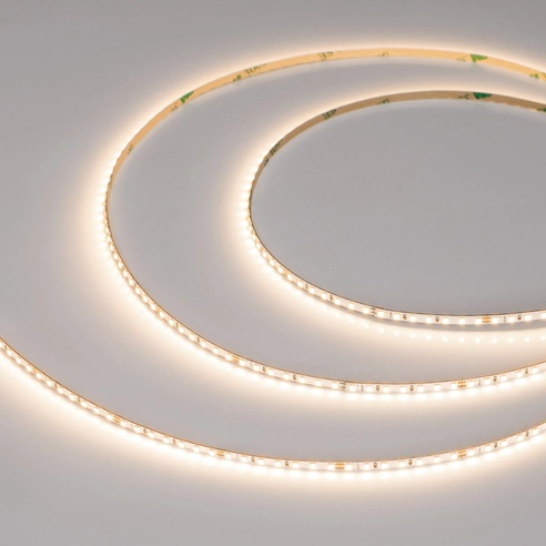 Лента светодиодная MICROLED-M182-3.5mm 24V Warm3000 (7 W/m, IP20, 2216, 5m) (Arlight, узкая)