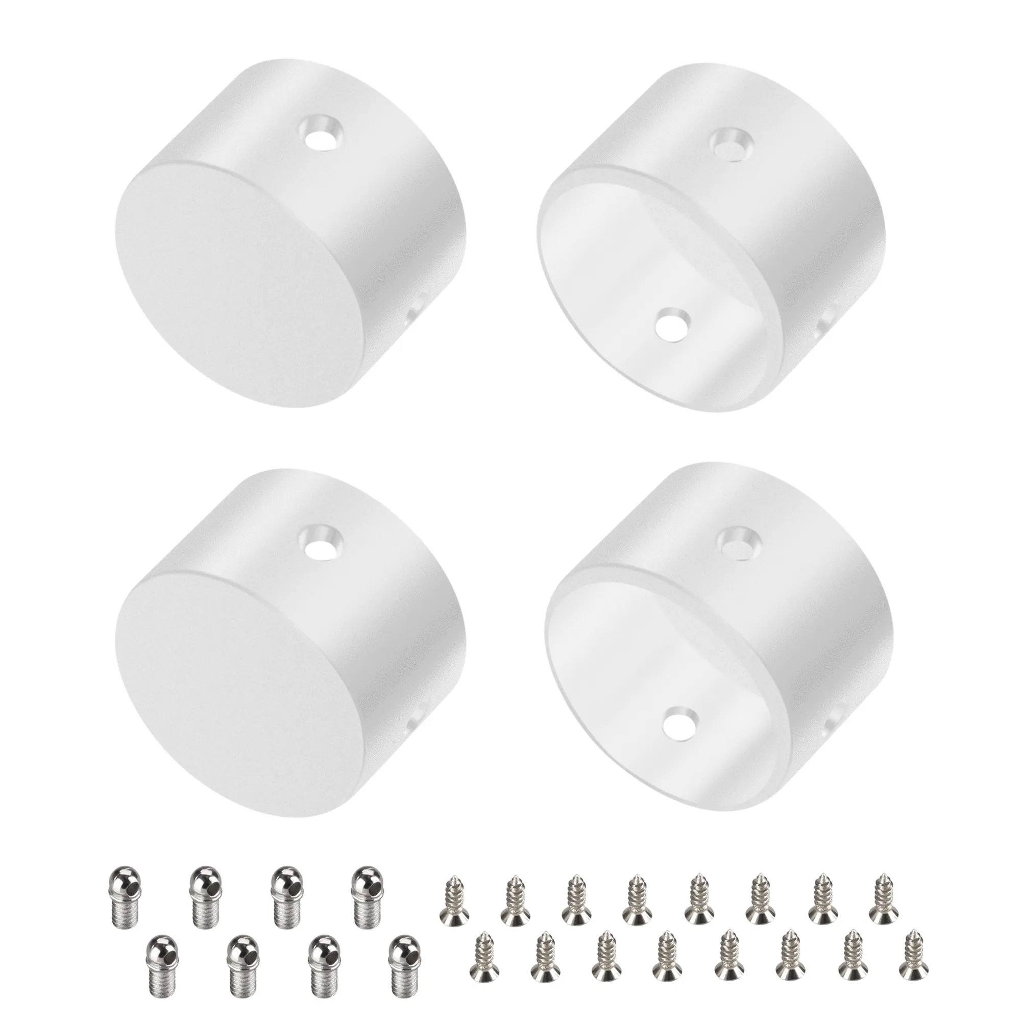 Заглушка WPH-FLEX-D22-360deg WHITE ALU глухая (Arlight, Металл) - изображение товара