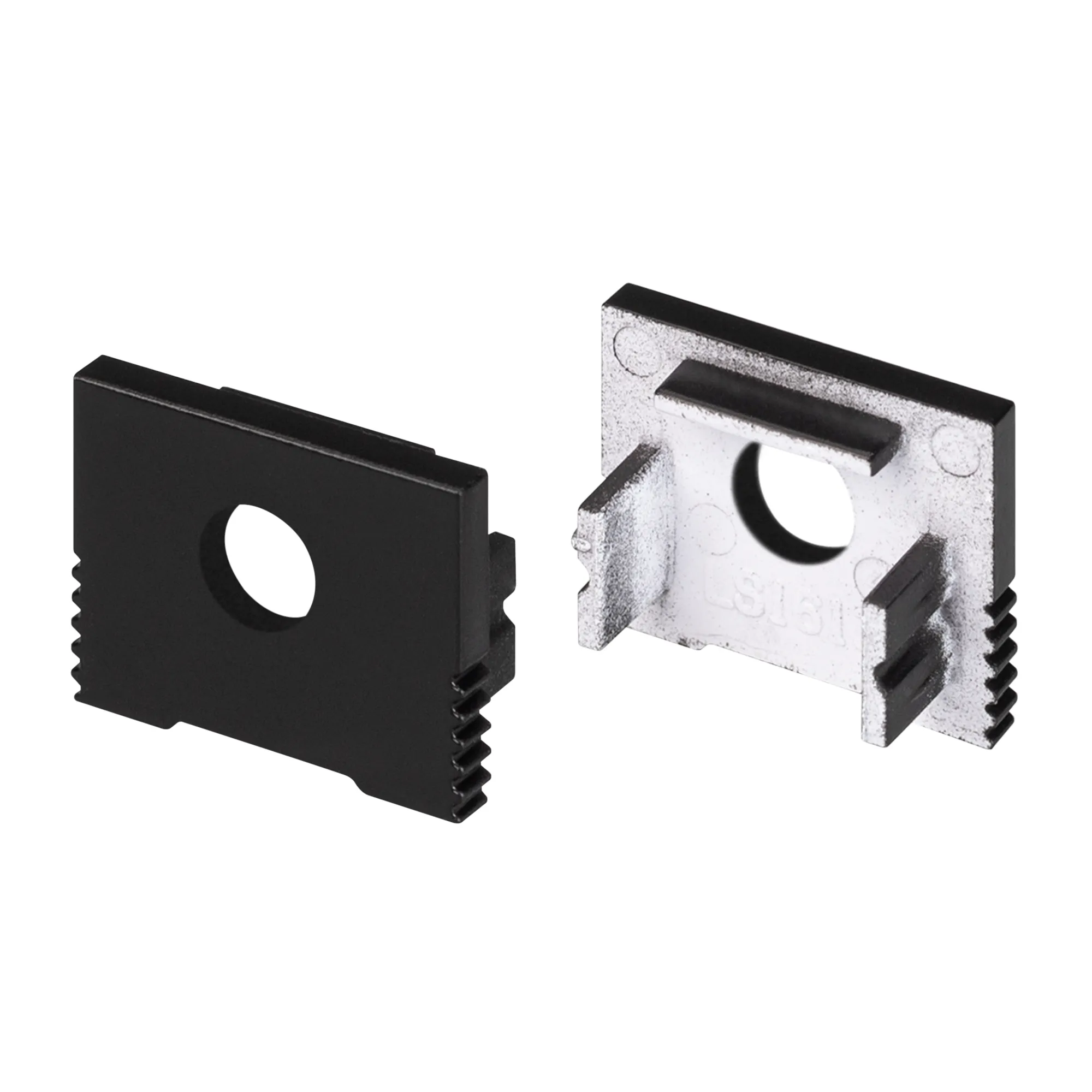 Заглушка SL-SLIM-H13M BLACK с отверстием (Arlight, Пластик) - изображение товара