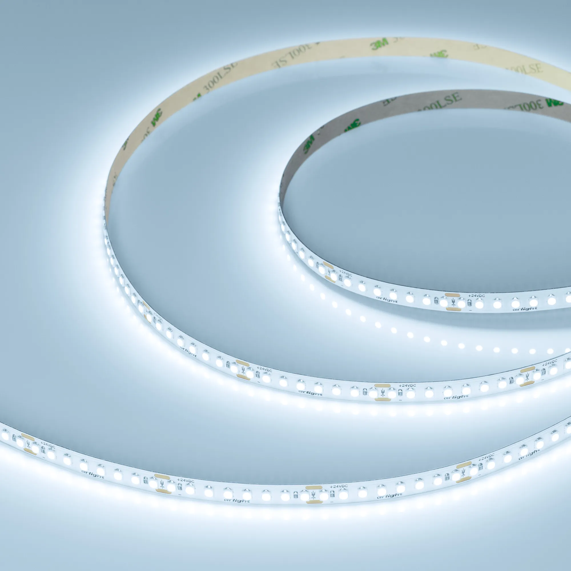 Лента UL-A176-8mm 24V Cool 8K (15 W/m, IP20, 5m) (Arlight, 7 лет) - изображение товара