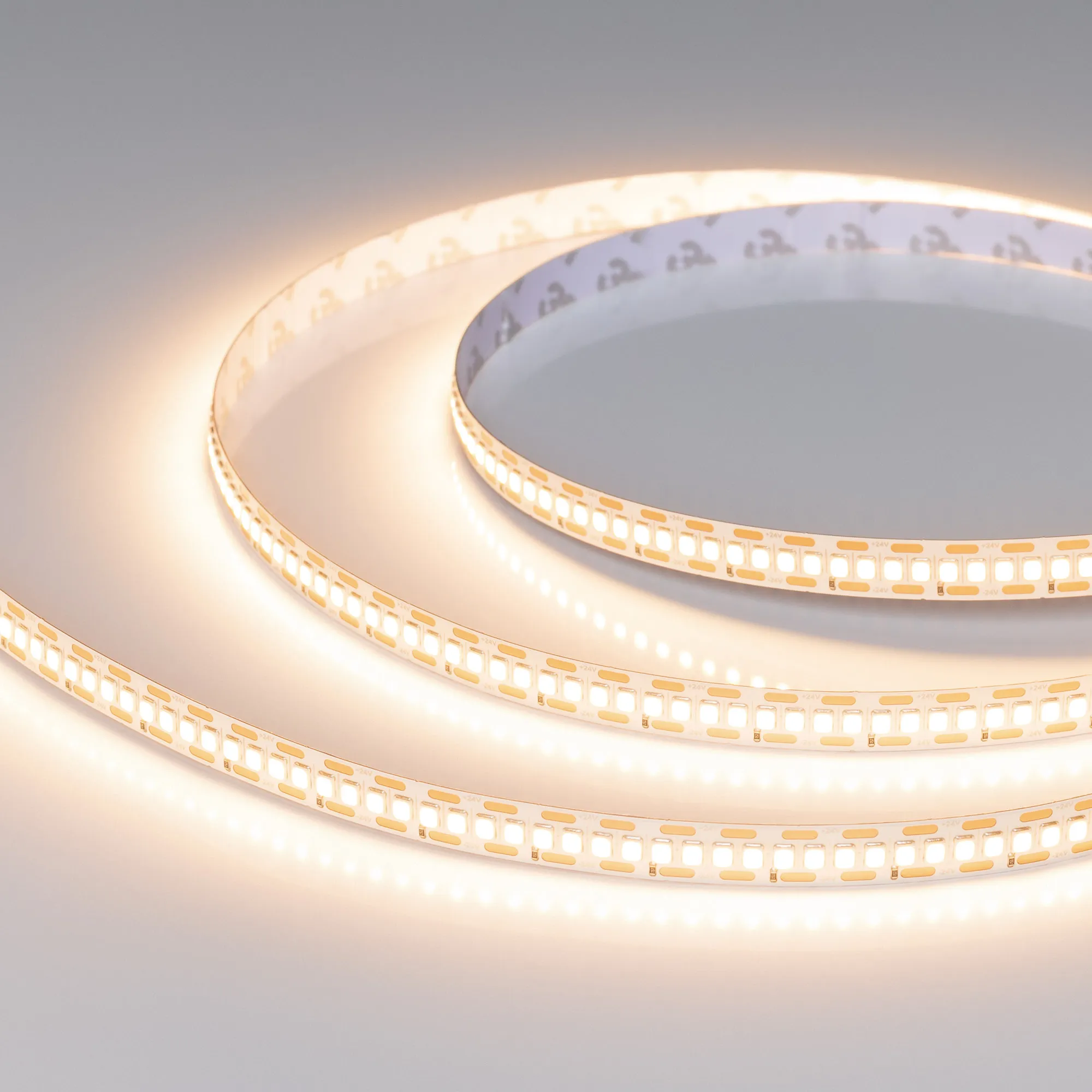 Лента FC-A240-10mm 24V Warm3000-CX1 (24 W/m, IP20, 5m) (Arlight, резка 1 светодиод) - изображение товара