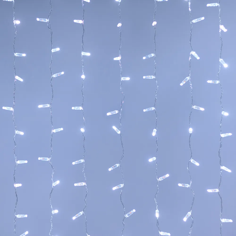 Светодиодная гирлянда ARD-CURTAIN-CLASSIC-2000x3000-CLEAR-760LED White (230V, 60W) (Ardecoled, IP65) - изображение товара