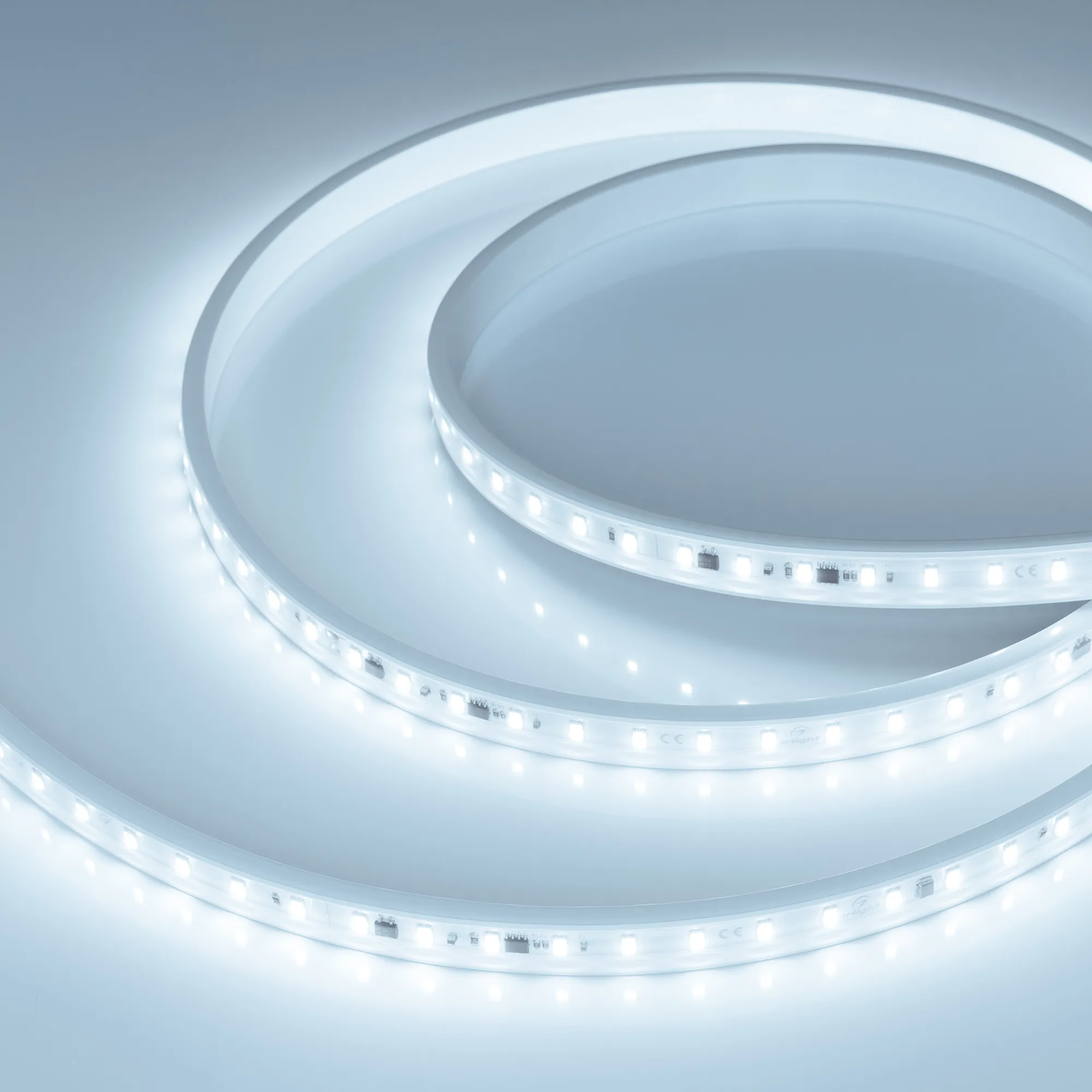 Лента светодиодная герметичная ARL-PV-C72-15.5mm 230V Cool 10K (14 W/m, IP65, 5630, 50m) (Arlight, -) - изображение товара