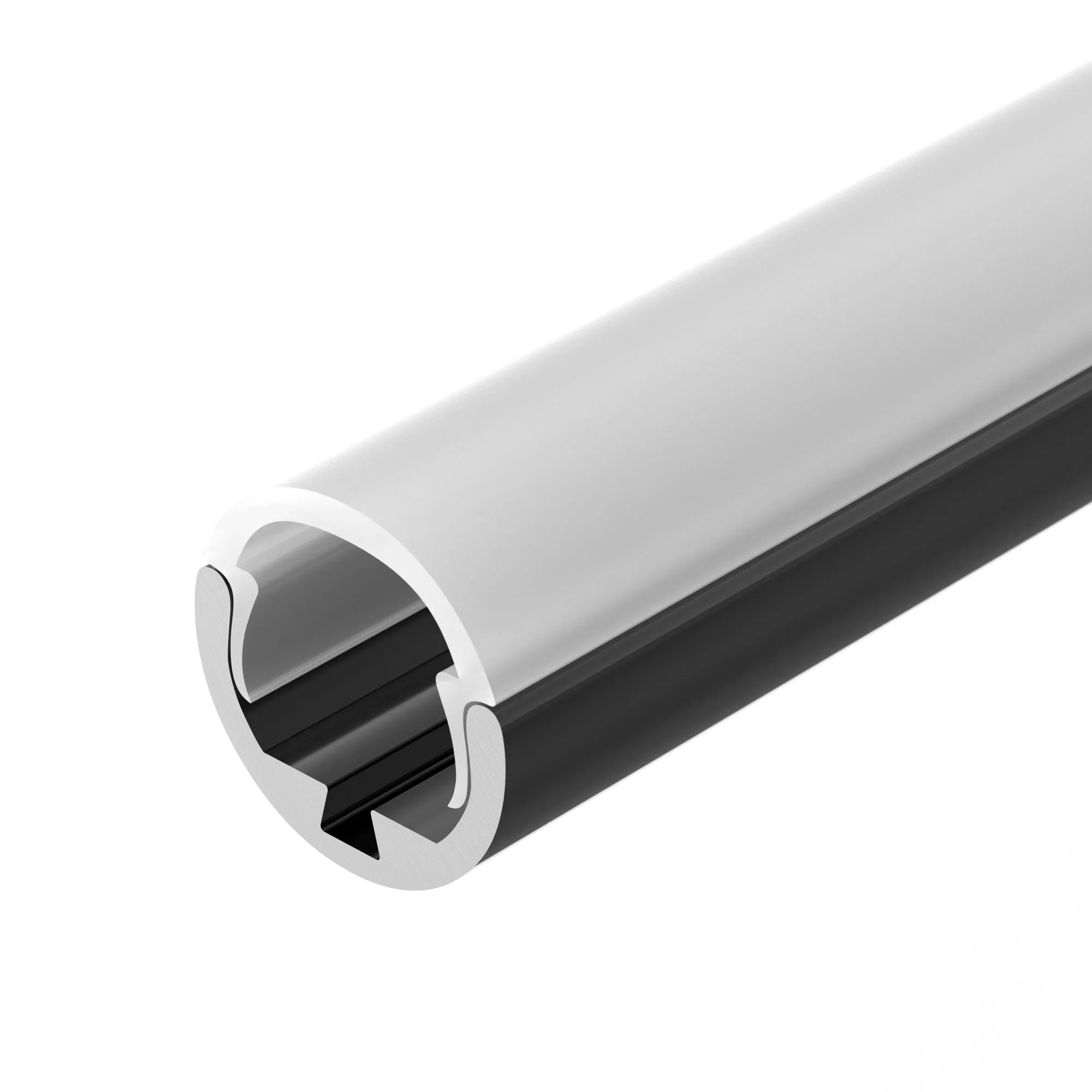 Профиль ROUND-D10.5-2000 ANOD BLACK (Arlight, Алюминий) - изображение товара