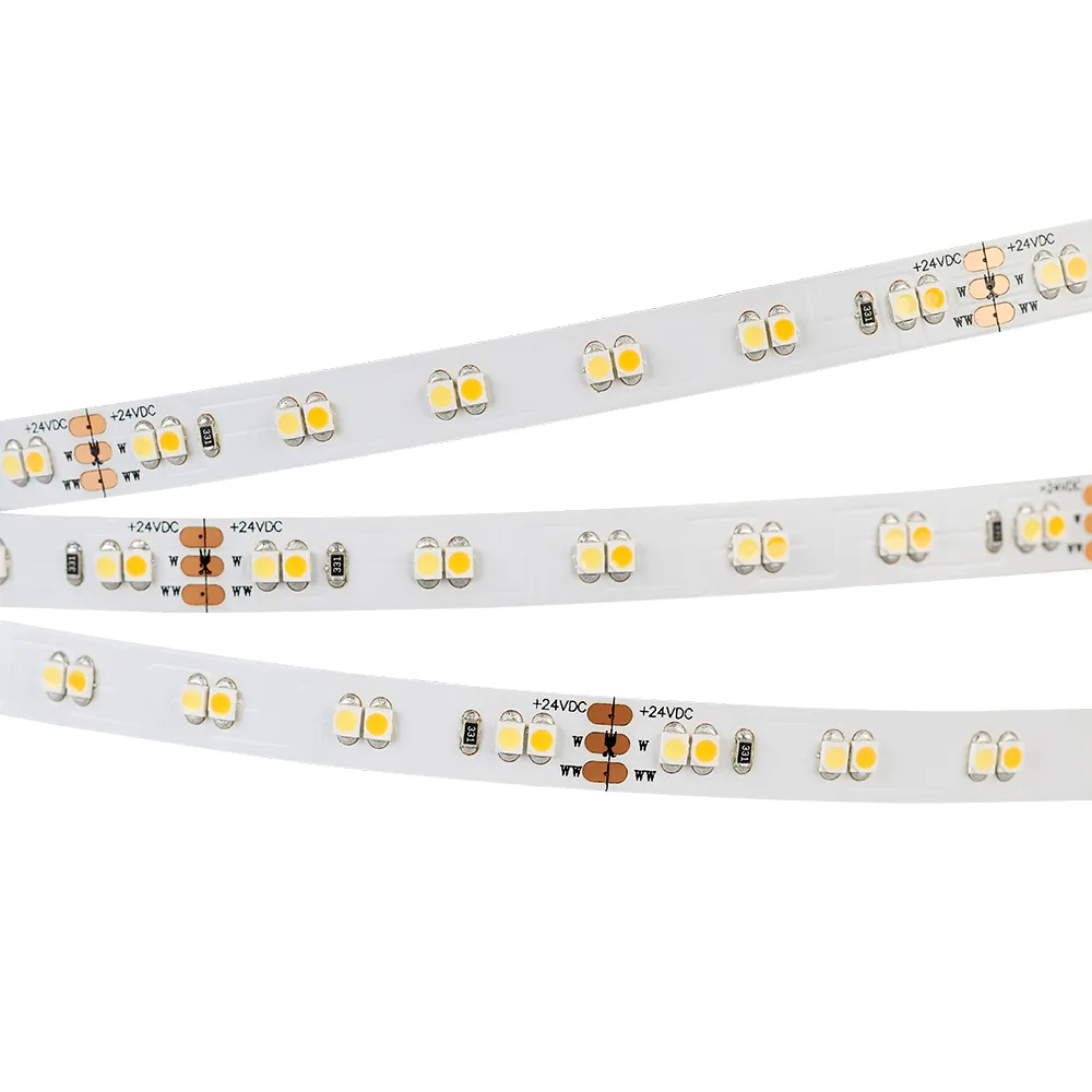 Лента светодиодная RT 6-5000 24V White-MIX 2x (3528, 120 LED/m, LUX) (Arlight, 9.6 Вт/м, IP20) - изображение товара