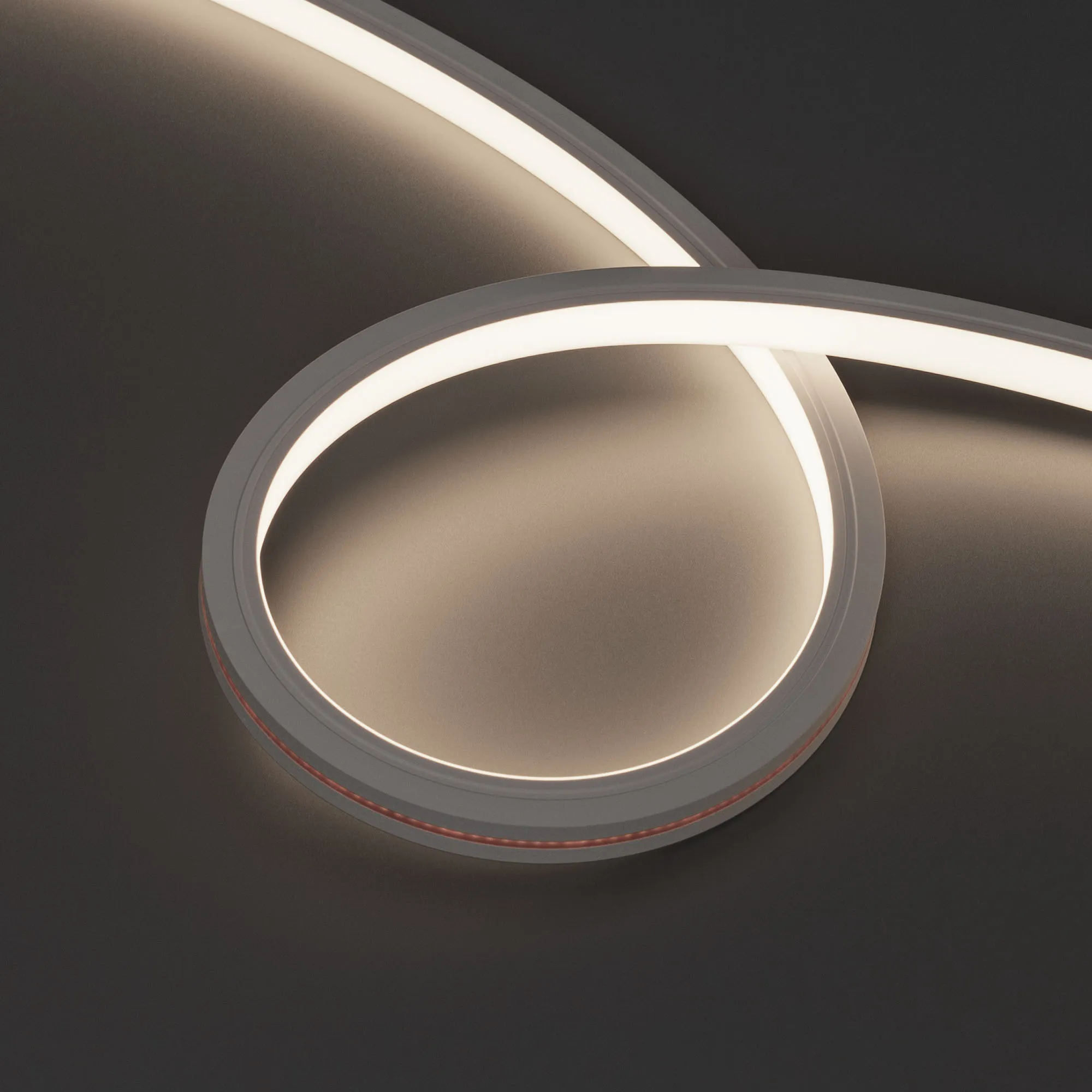 Лента герметичная MOONLIGHT-TOP-X320-13x12mm 24V Day4000 (5 W/m, IP67, sauna, 5m, wire x1) (Arlight, Вывод вниз, 3 года) - изображение товара