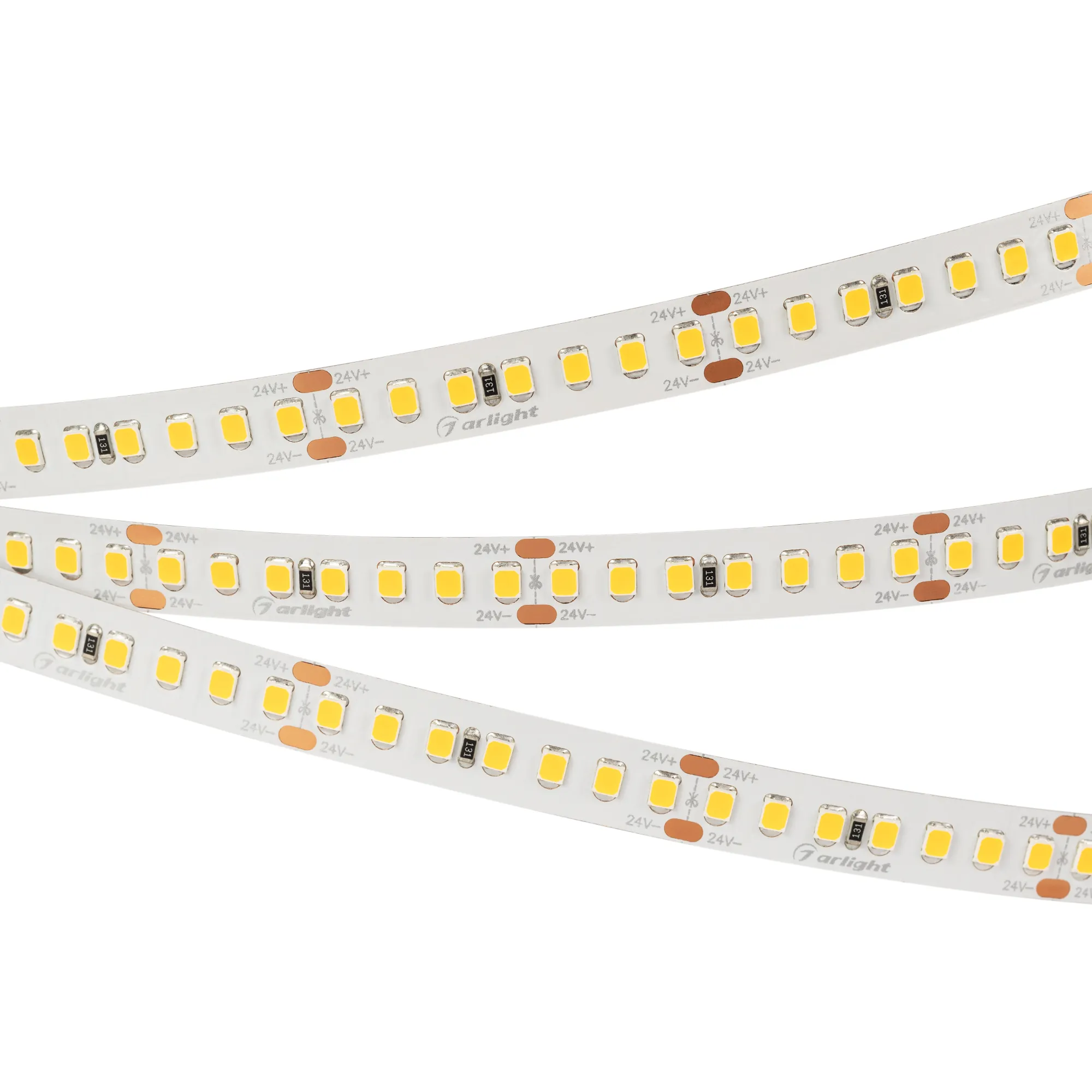 Лента светодиодная RT 2-5000 24V White6000 3x (2835, 840 LED, LUX) (Arlight, 17 Вт/м, IP20) - изображение товара