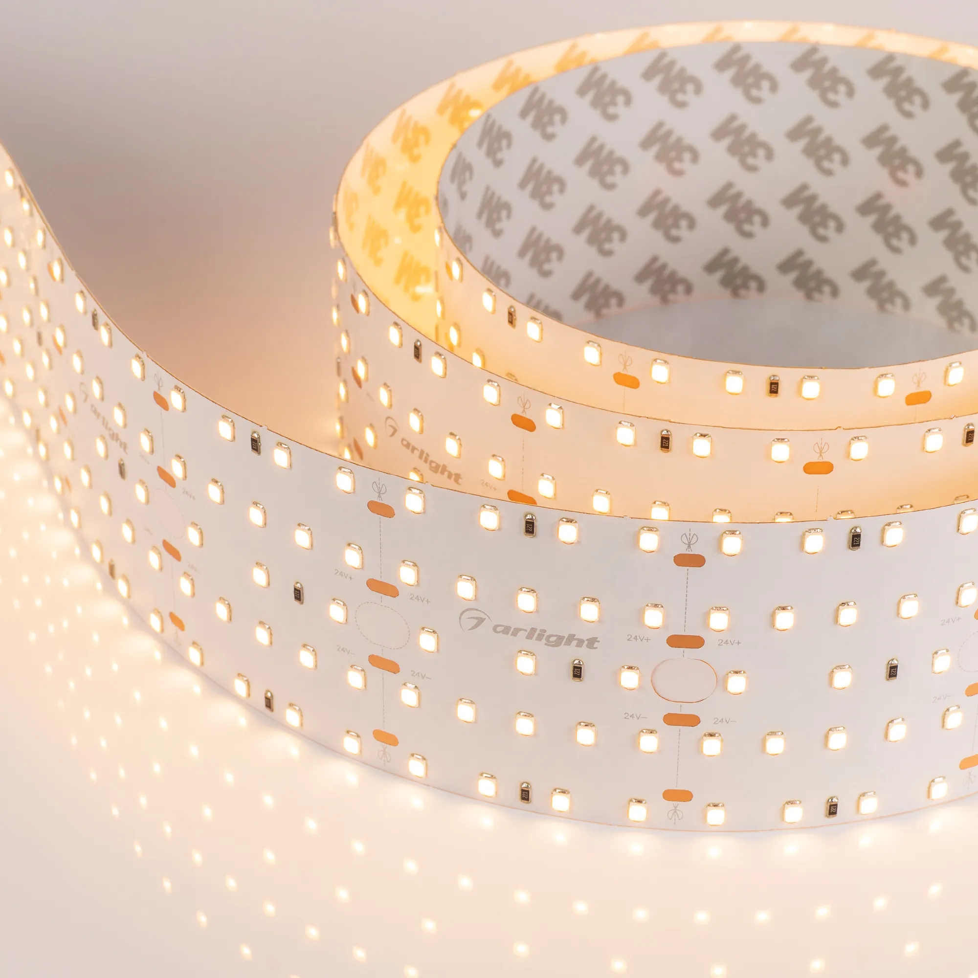 Лента светодиодная S2-A420-59mm 24V Warm3000 (30 W/m, IP20, 2835, 2.5m) (Arlight, Открытый)