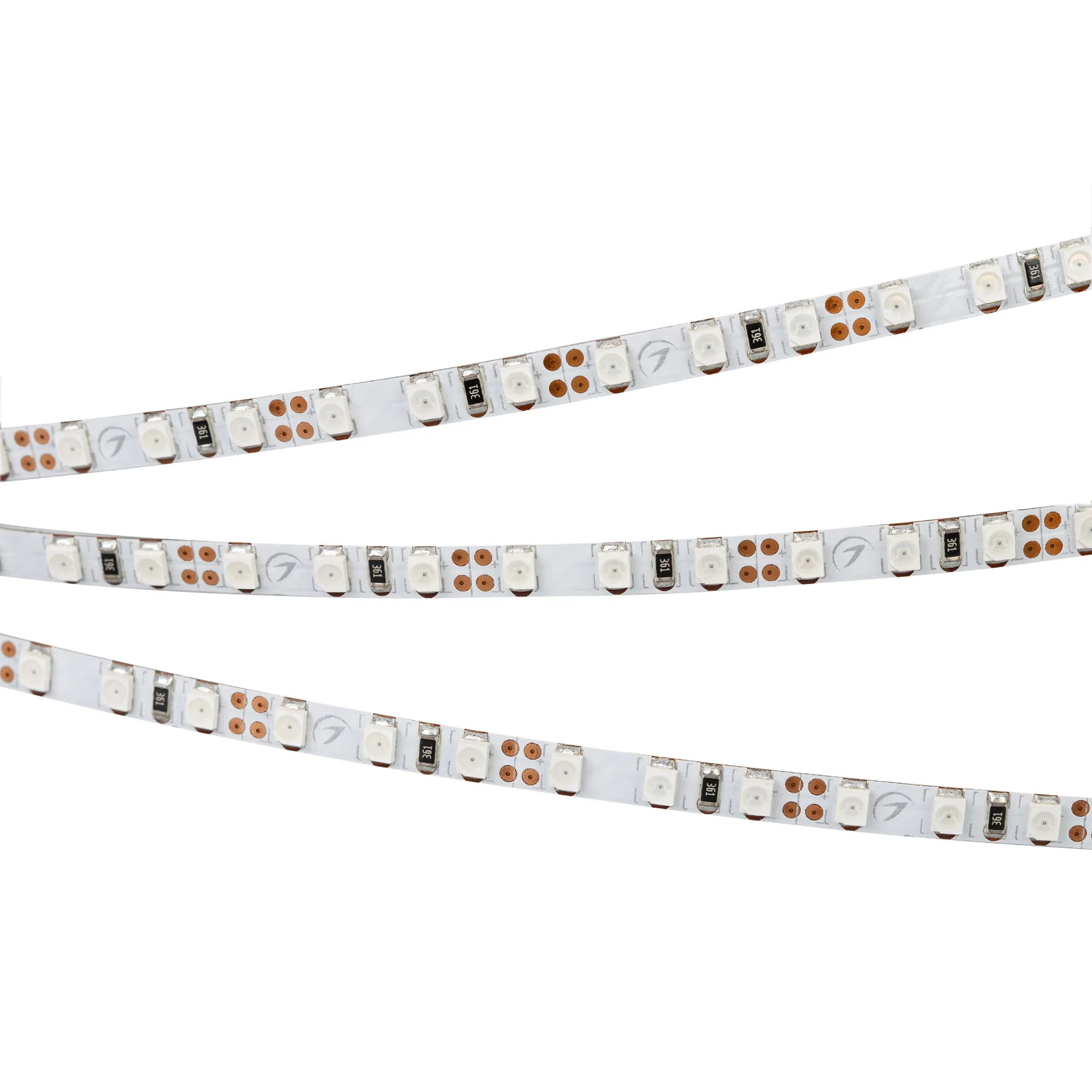 Лента светодиодная RT 2-5000 12V Green 5mm 2x (3528, 600 LED, LUX) (Arlight, 9.6 Вт/м, IP20) - изображение товара